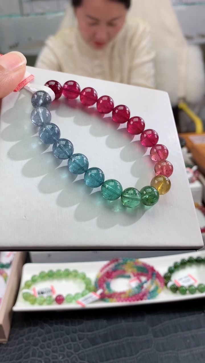 【闪购商品】碧玺手串未镶嵌多样性发一条