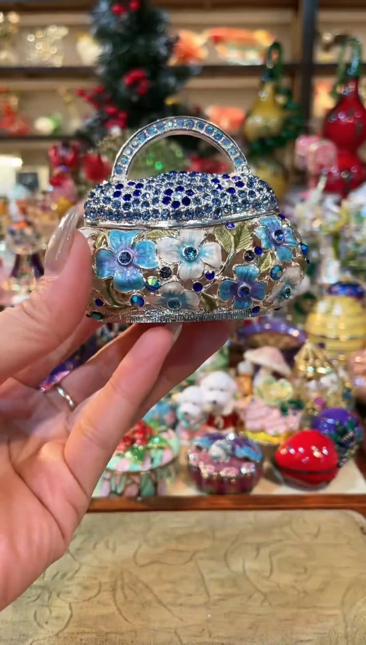 【闪购商品】 珐琅彩精致首饰盒