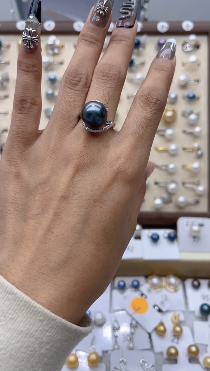 【闪购商品】淡水珍珠戒指合金54