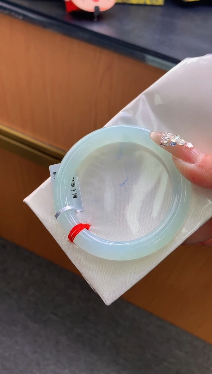 未镶嵌手镯翡翠-F70-正圈54.9