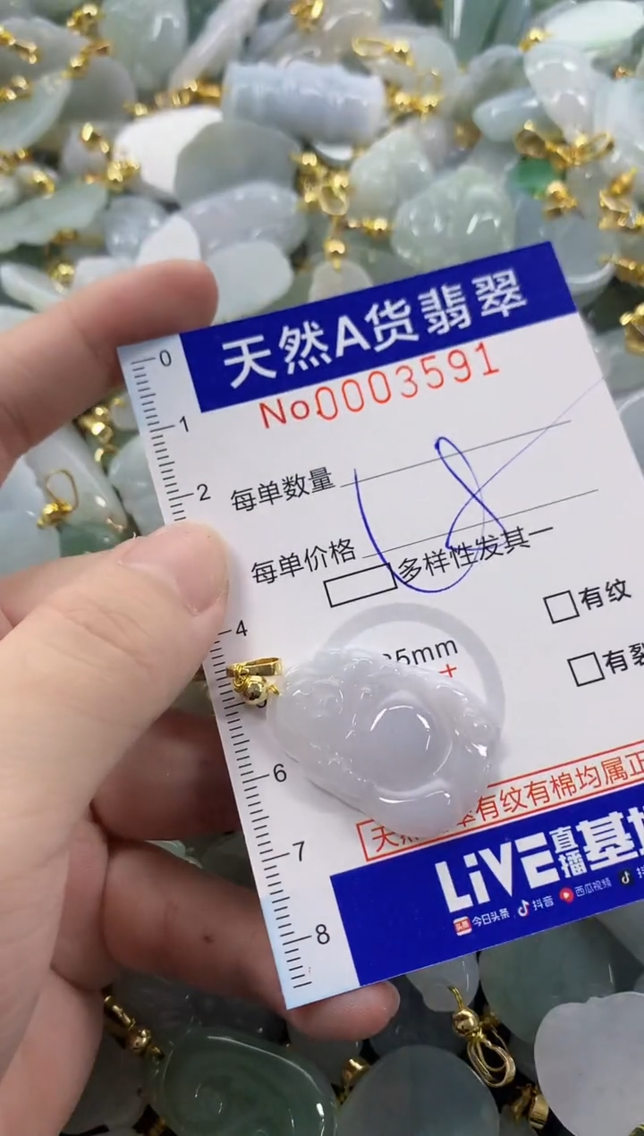 颈饰未镶嵌翡翠天然A货翡翠