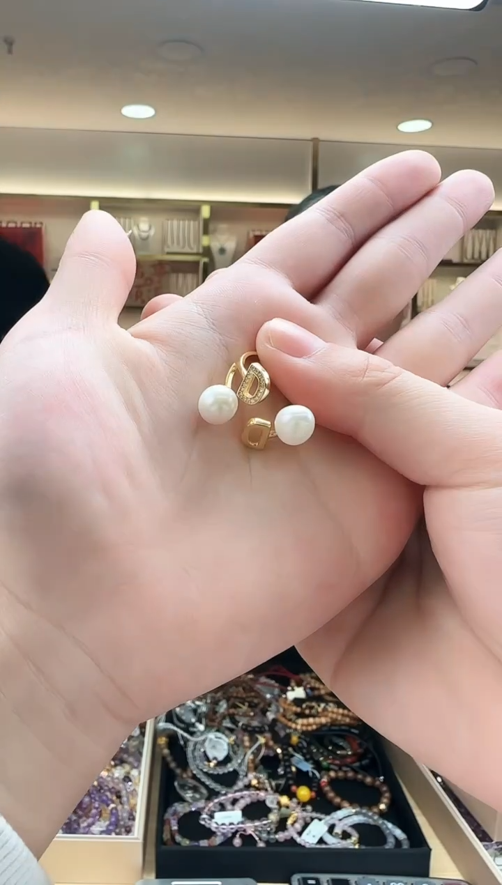 【闪购商品】淡水珍珠戒指库存有限售完即止银S925镶嵌 
