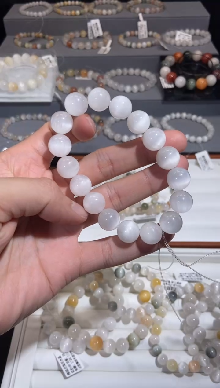 未镶嵌手串水晶17号链接 卡12咪+