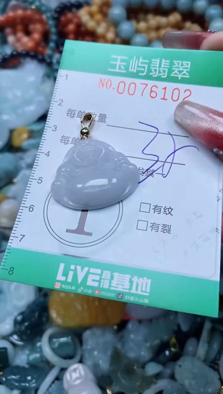 【闪购商品】翡翠颈饰未镶嵌闪购0076102多样性发其一