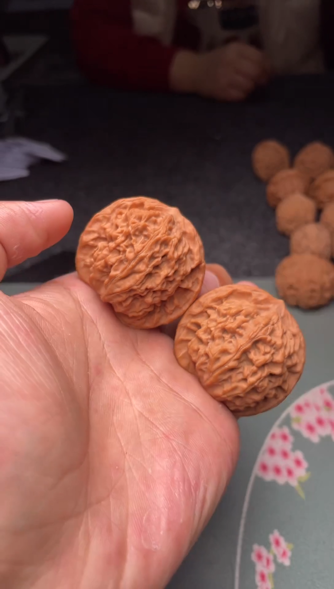 把件文玩核桃a137  盘龙纹 43尺