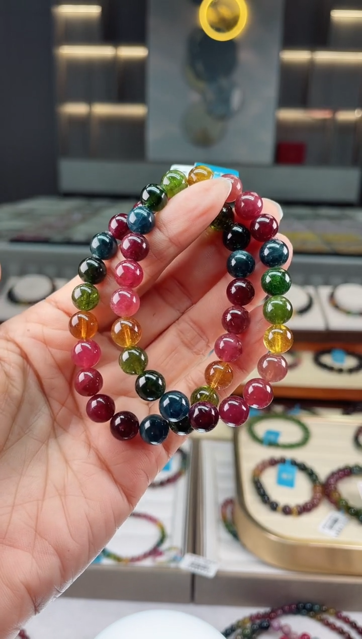 【闪购商品】碧玺单圈手串未镶嵌（多样性发一条）Q