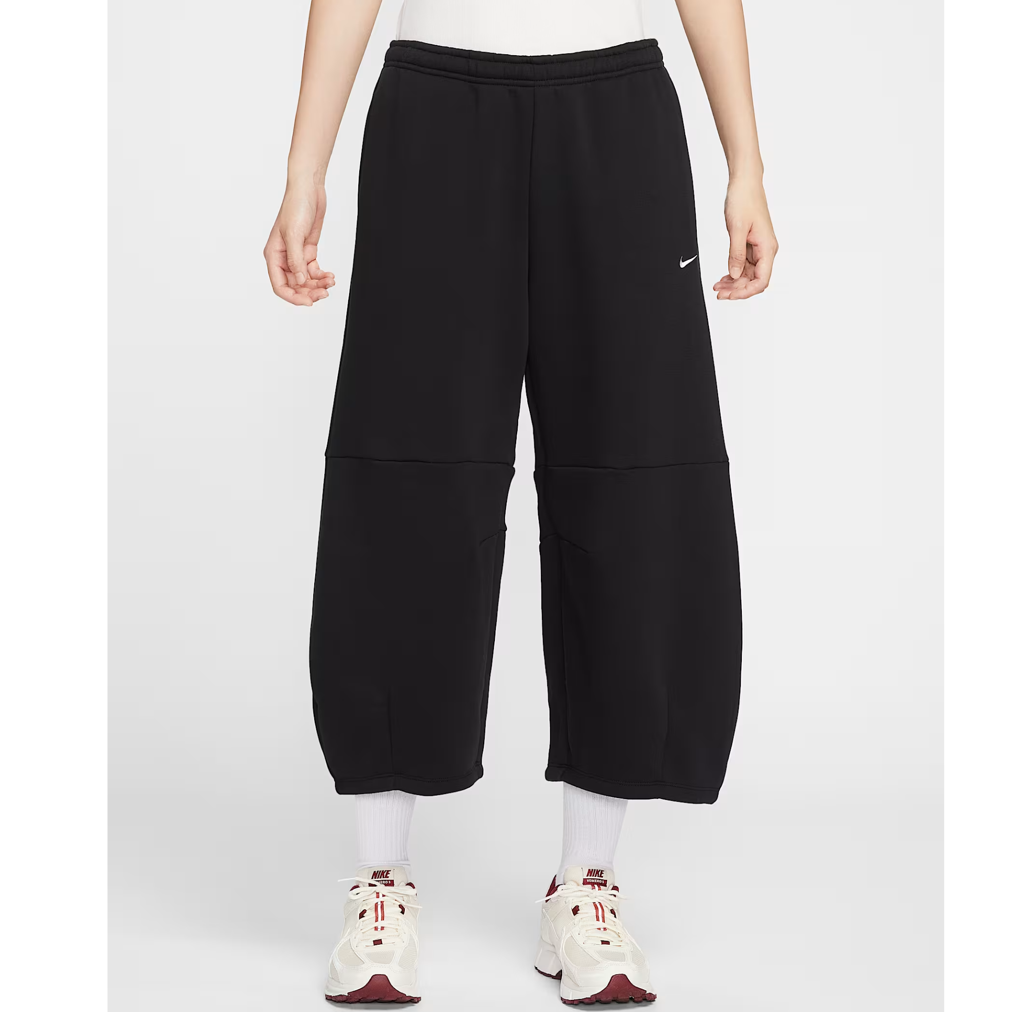 Nike Sportswear Phoenix 女子宽松中腰加绒九分裤IM7475-010
