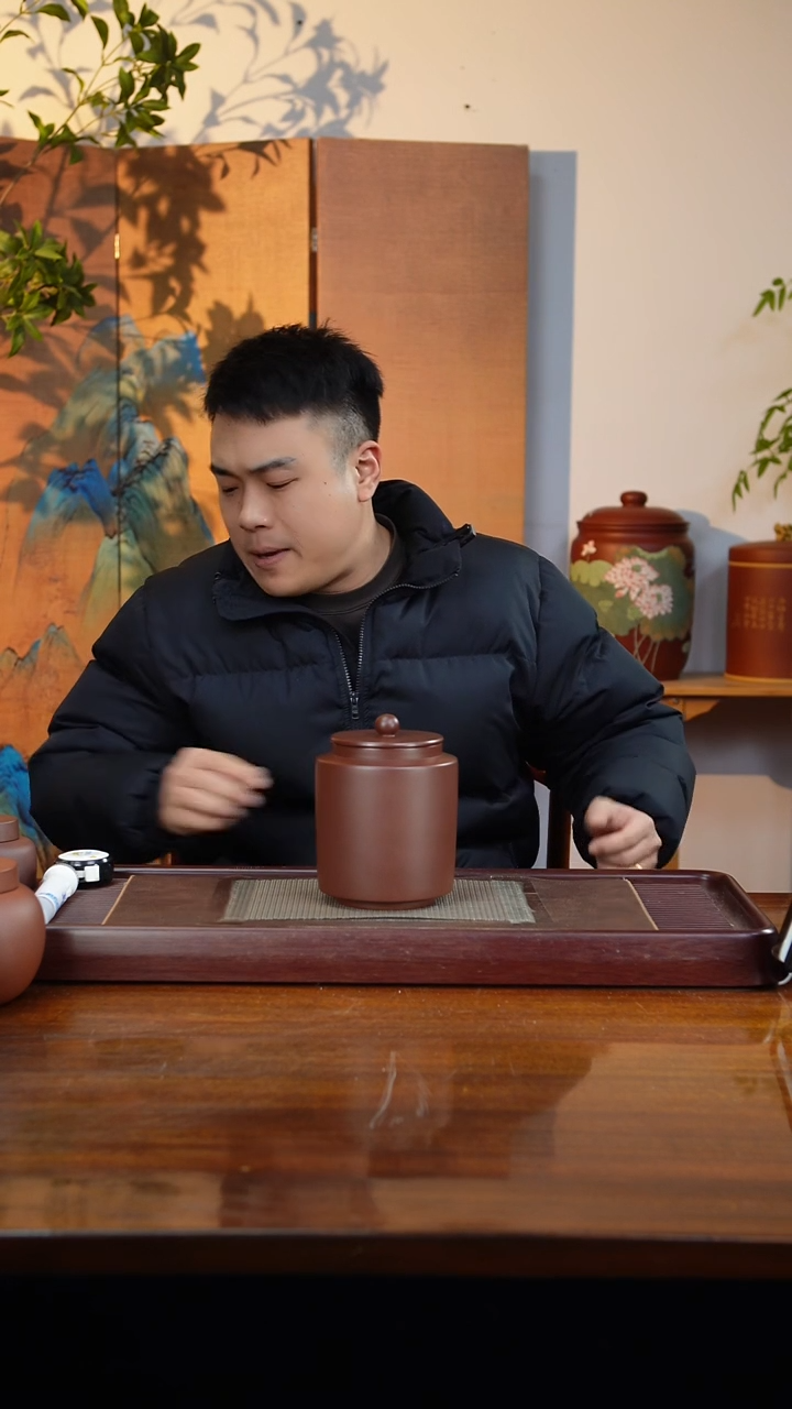 宜兴原矿紫砂茶叶罐