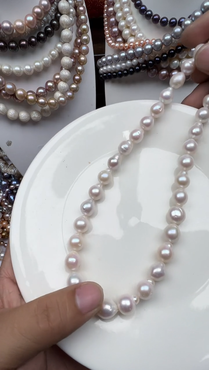 淡水珍珠未镶嵌颈饰1