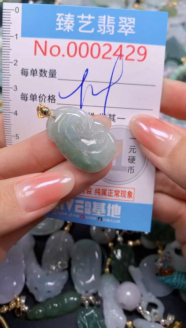 颈饰未镶嵌翡翠2429
