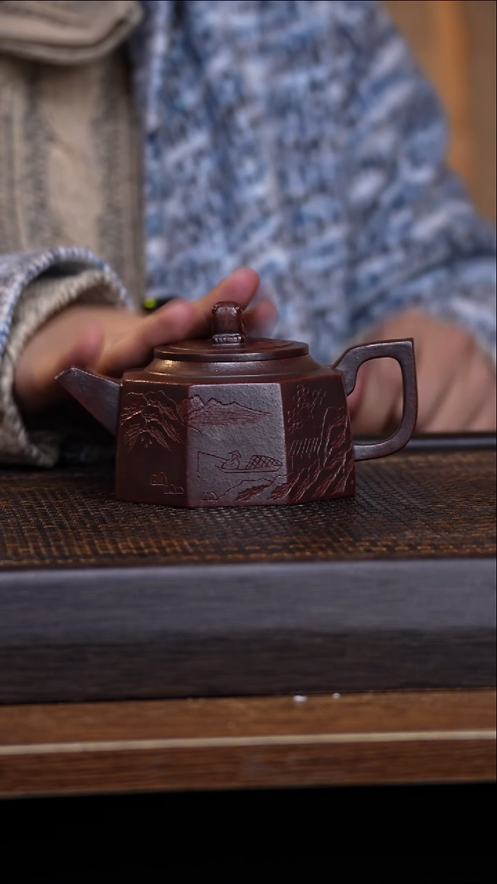 茶壶紫砂宜兴手工原矿紫砂壶001