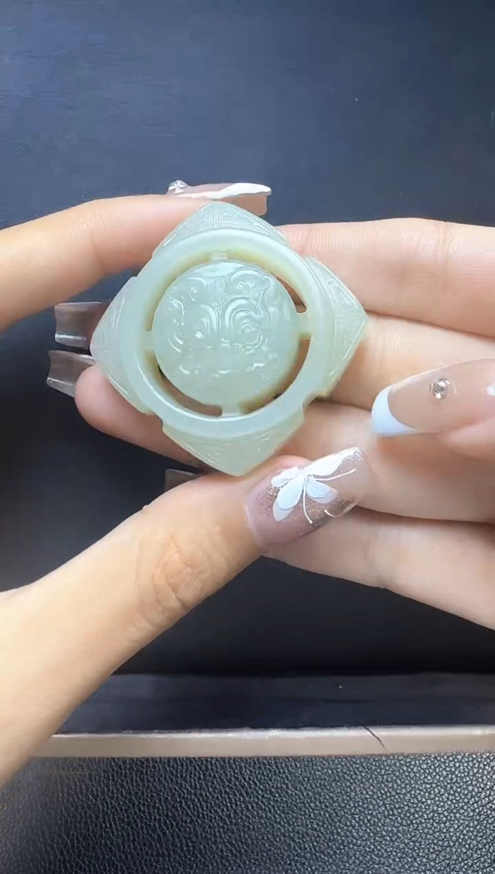 吊坠(不含链)未镶嵌和田玉9