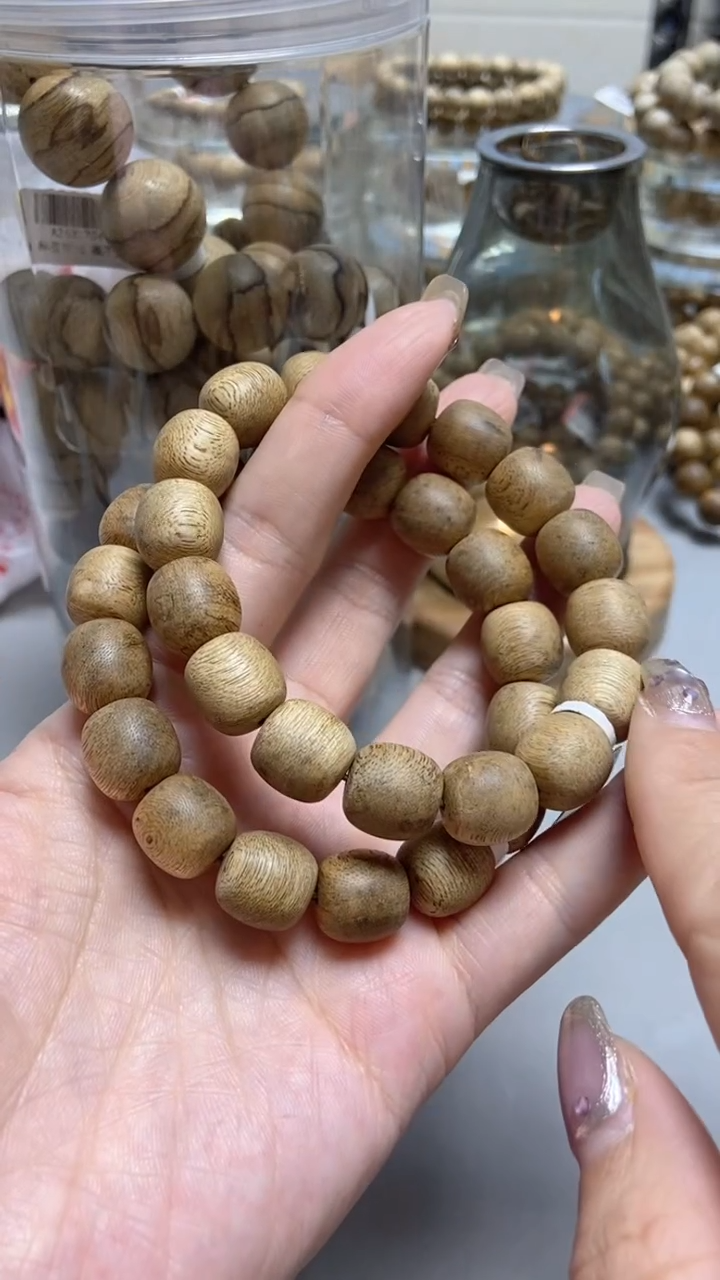 手串沉香文莱老型单圈1.3鹧鸪斑多样性发其一