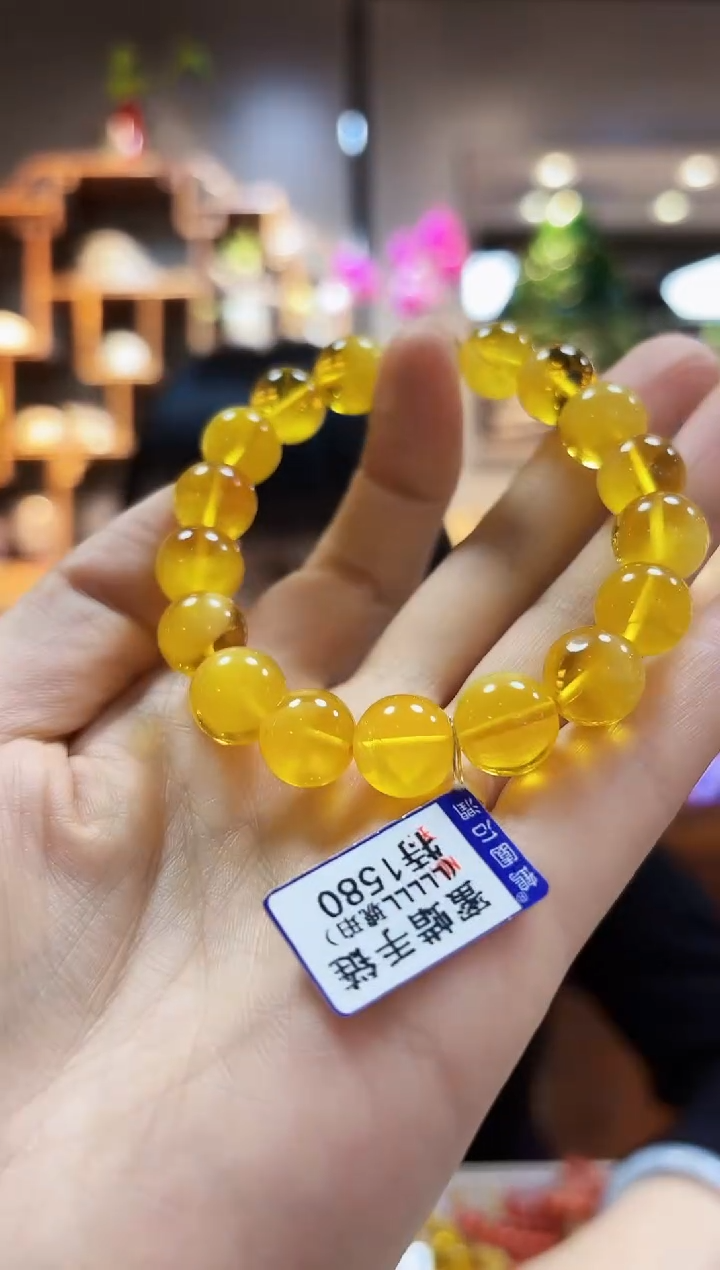 【闪购商品】蜜蜡颈饰未镶嵌手链11+