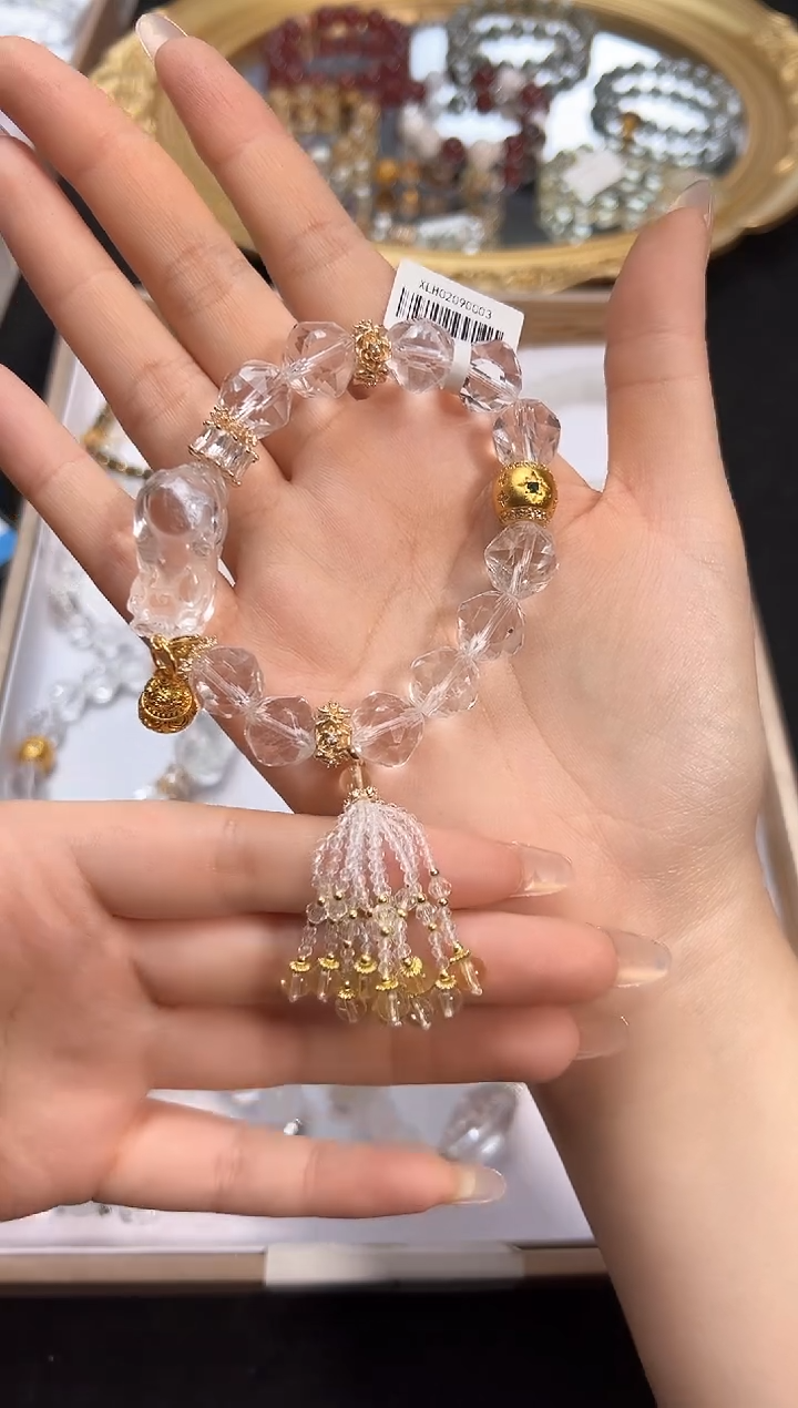 【闪购商品】水晶手链合金颜色微差多样性发货发其一