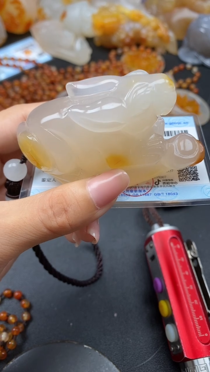 未镶嵌1玛瑙/玉髓孟*ll