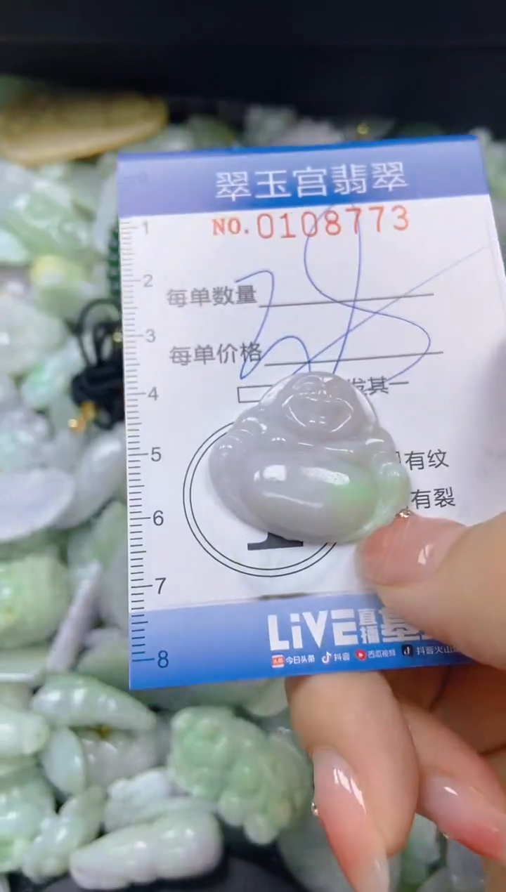 翡翠未镶嵌颈饰闪购0108773