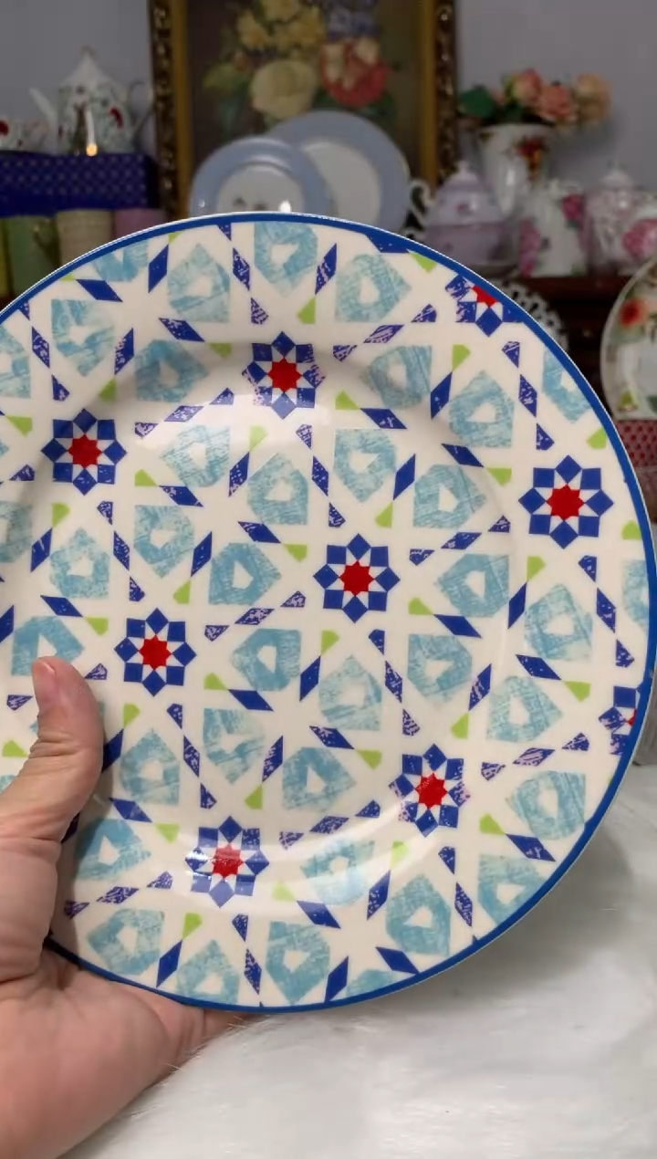 【闪购商品】瓷片CC122陶瓷没有完美无瑕陶瓷1个8寸