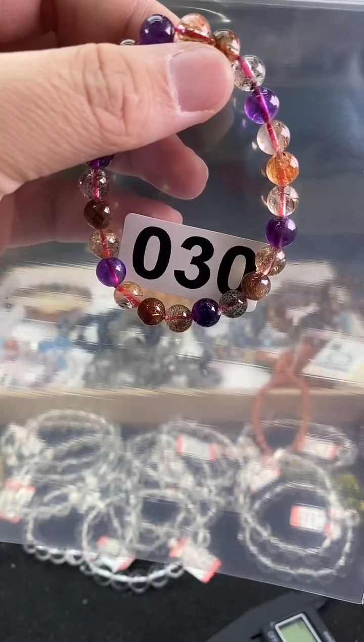 【闪购商品】水晶手链8±/030未镶嵌多样性发一件