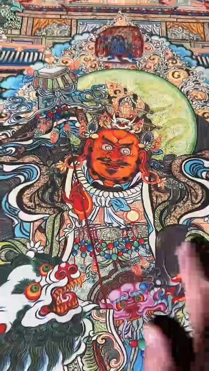 卷轴画藏式珍藏彩绘艺术馆87