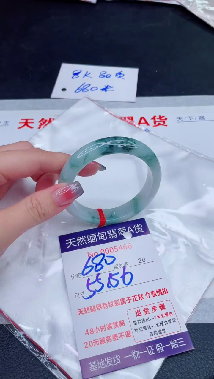 未镶嵌手镯翡翠680.00