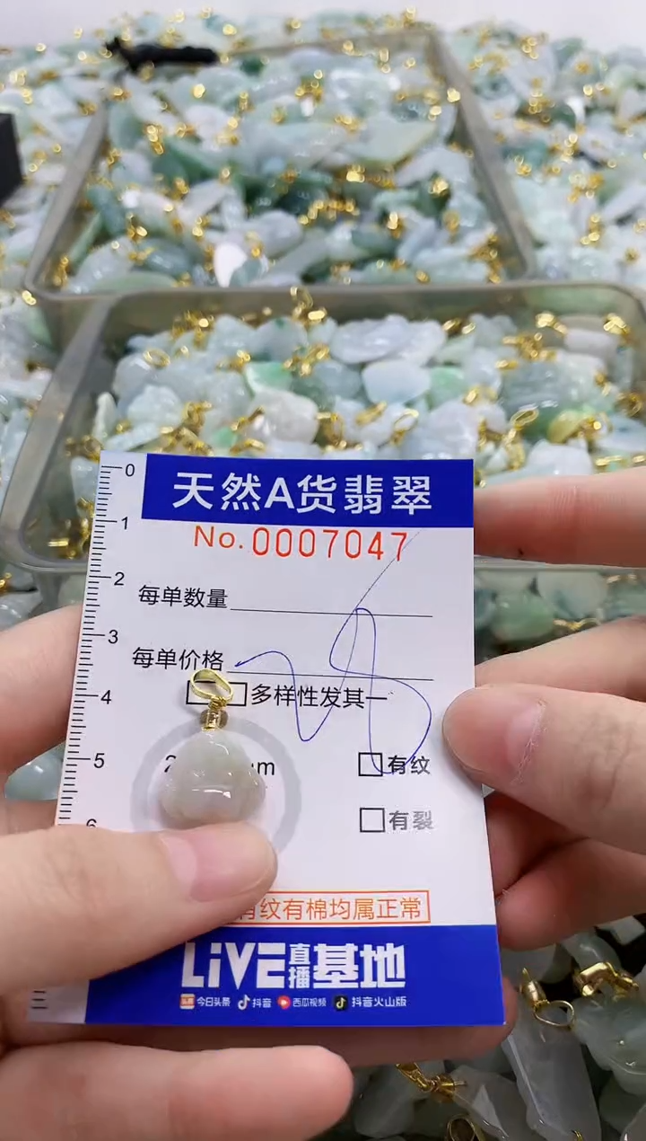 颈饰未镶嵌翡翠天然A货翡翠