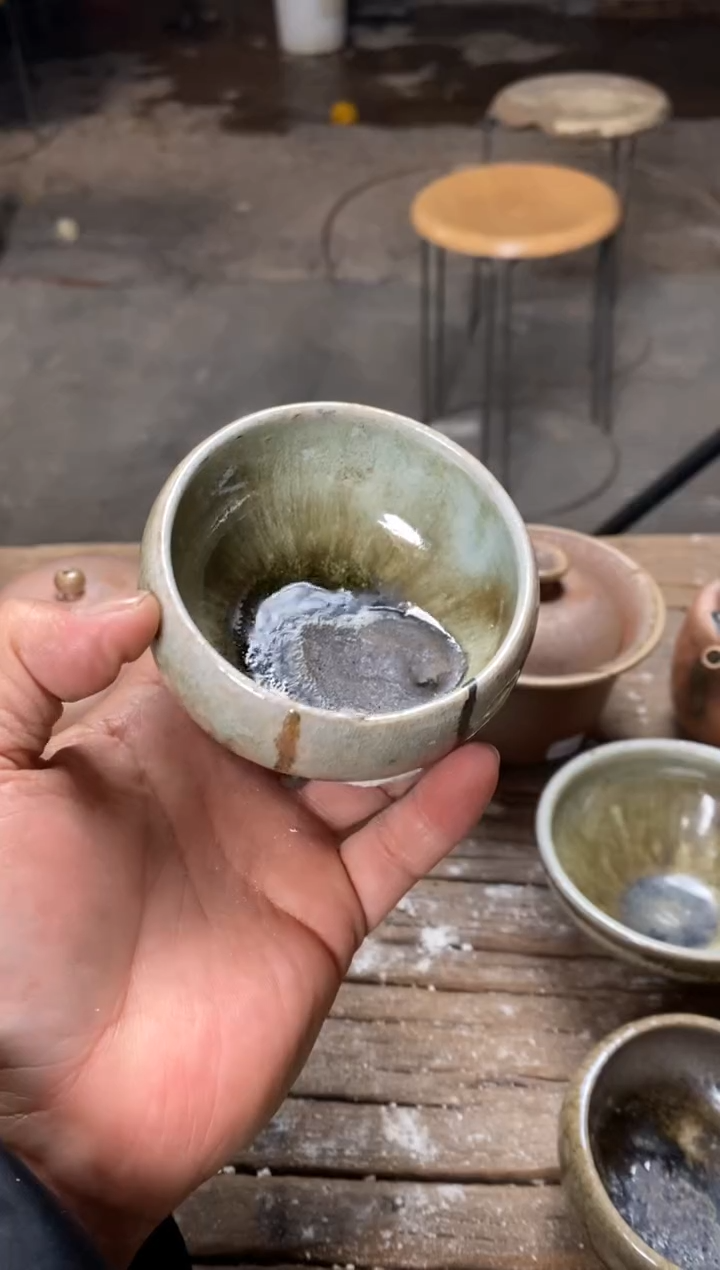 【闪购商品】禅寂浪鬼柴烧-主人杯