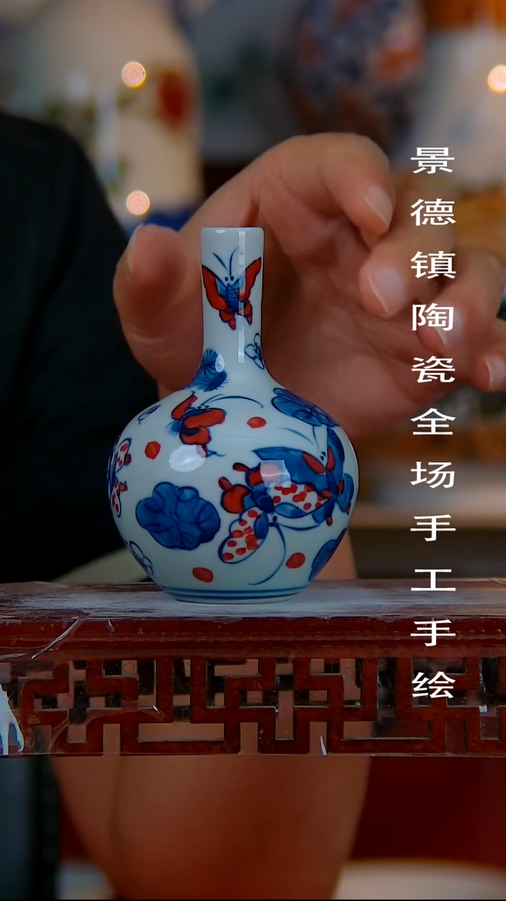 摆件景德镇陶瓷 全场手工手绘