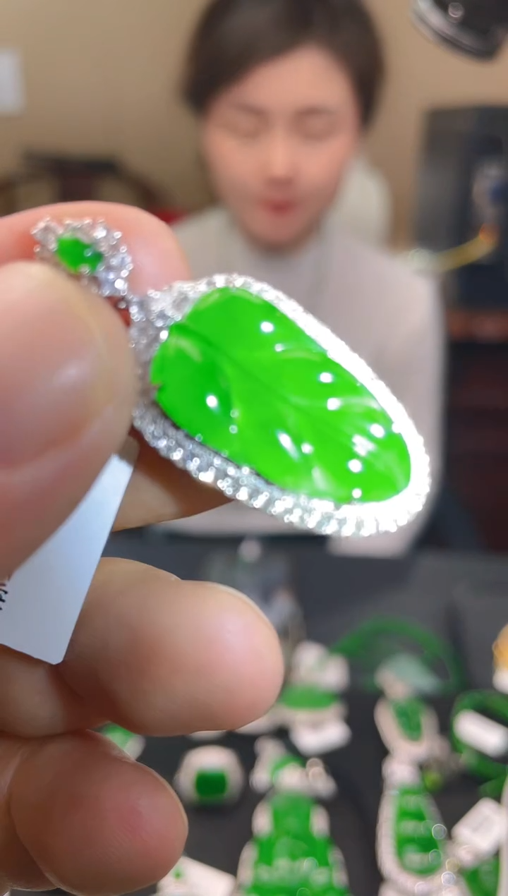 【闪购商品】翡翠颈饰18K金镶嵌多样性发其一