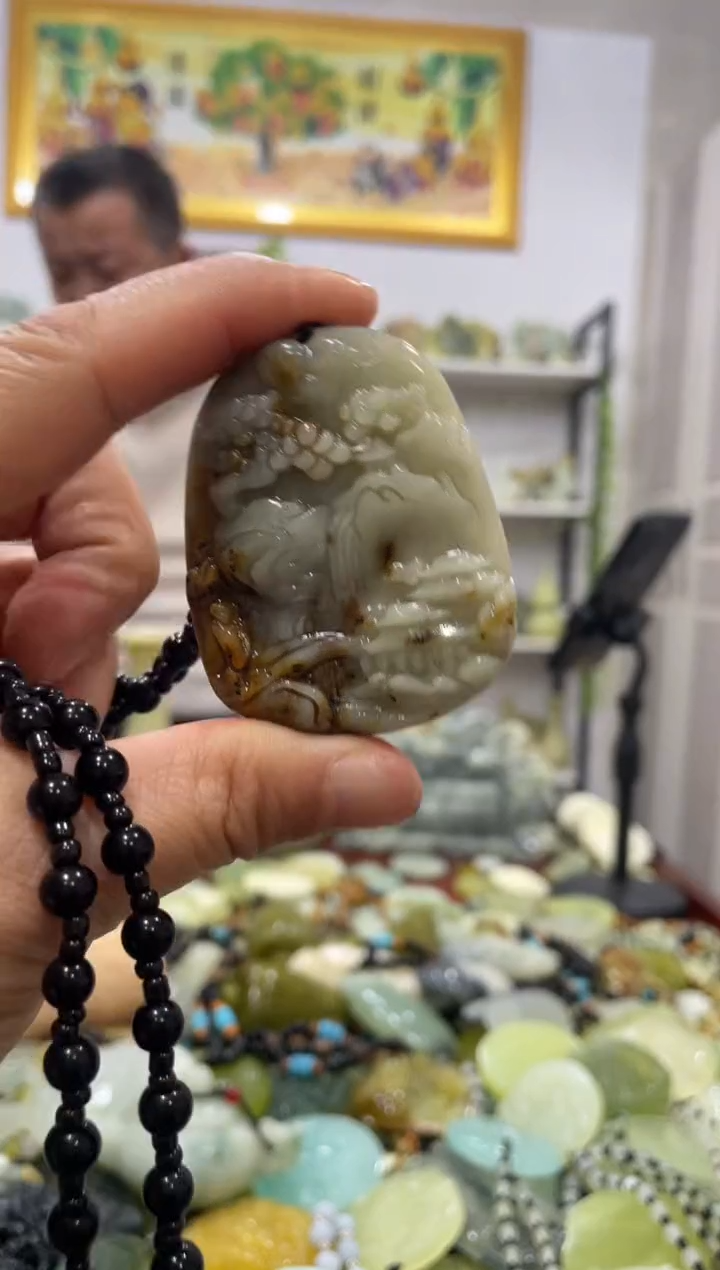 【闪购商品】岫玉吊坠未镶嵌               