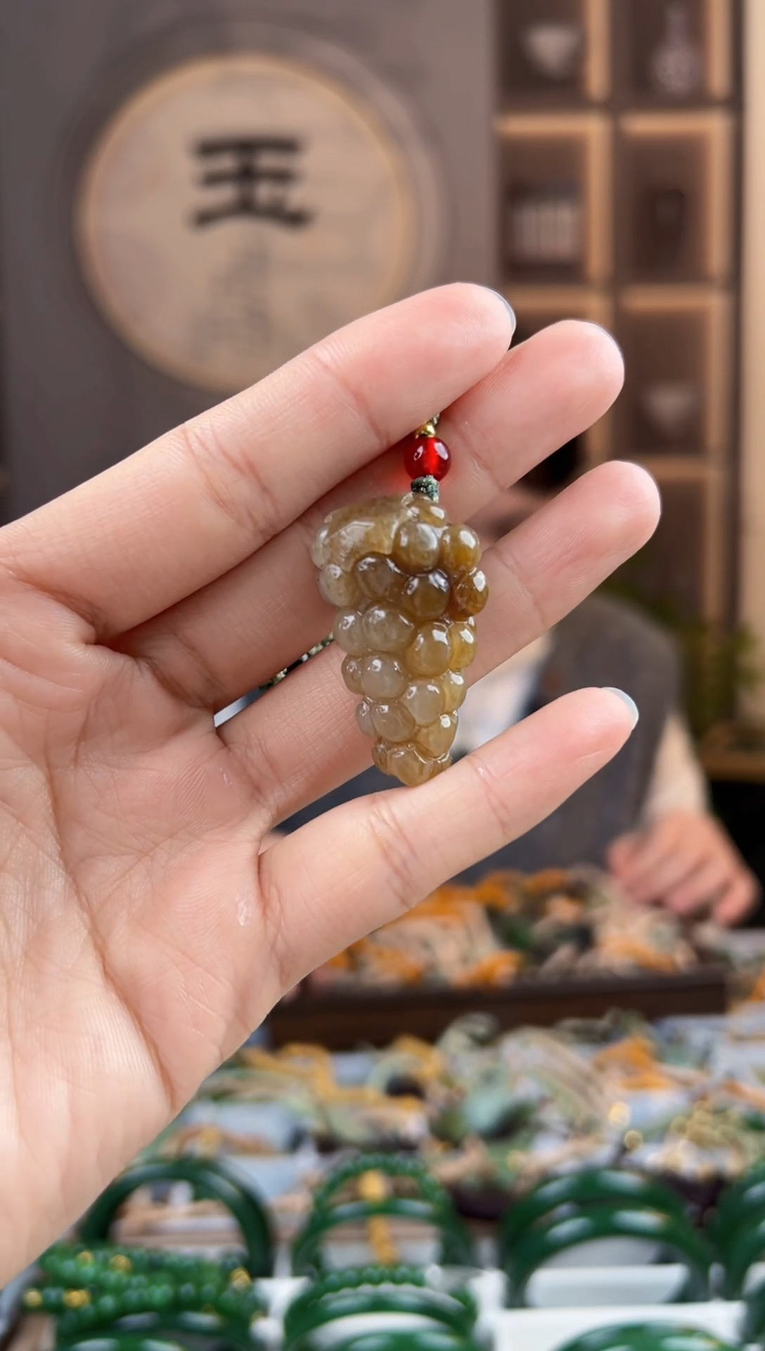 颈饰未镶嵌和田玉拍一发一，拍一发一