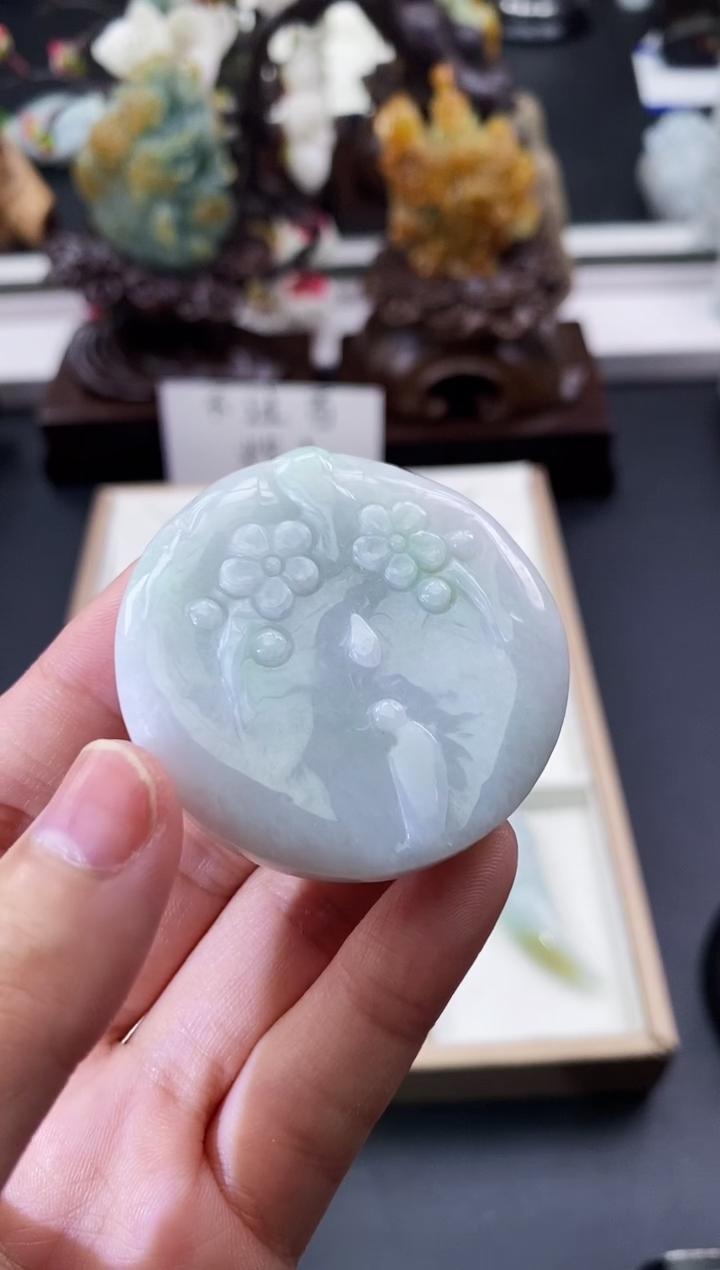 颈饰未镶嵌翡翠天然缅甸A货翡翠