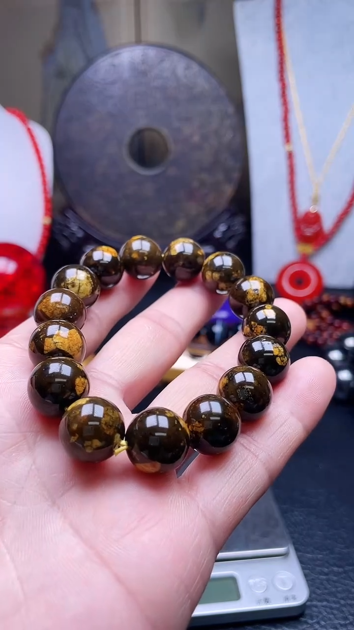 未镶嵌手链玛瑙/玉髓天然珠宝牛黄【多样性拍一发一】