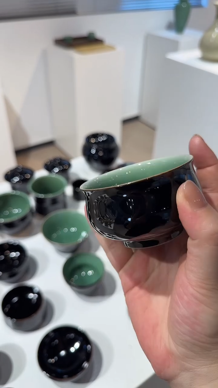 青瓷手工茶器包邮