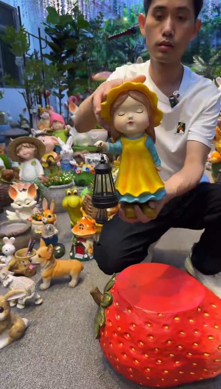 无花朵花园庭院摆件&00&