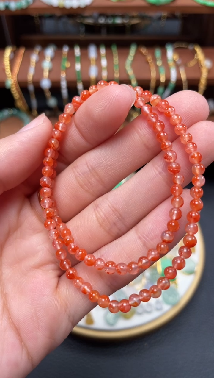 【闪购商品】南红玛瑙手串未镶嵌一个 261