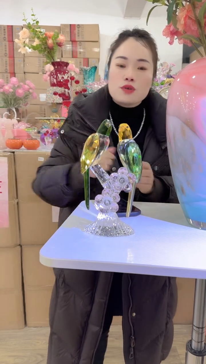 【闪购商品】无铅玻璃甄选花器-h-早