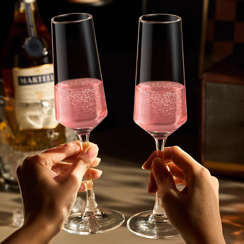 “大耳朵精选”水晶香槟杯起泡高脚杯创意高颜值香槟杯一对鸡尾酒杯
