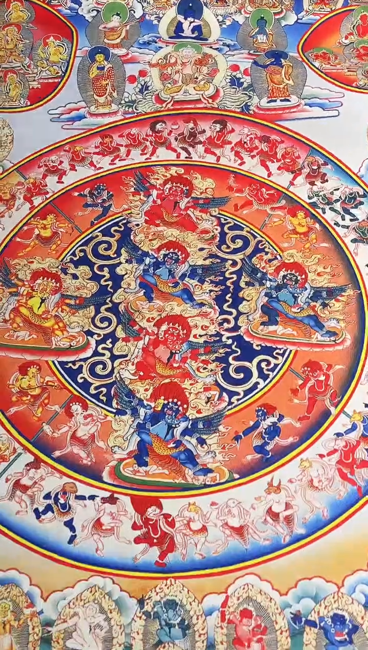 卷轴画路路的唐卡tk160