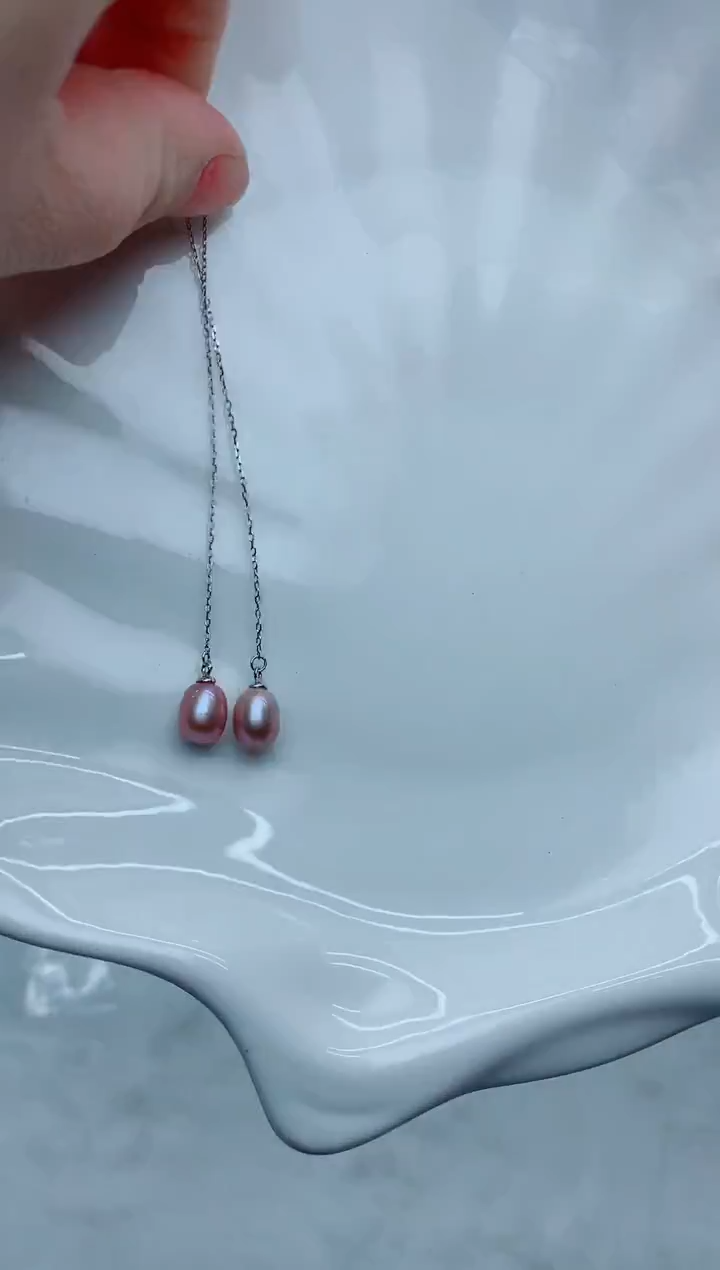 未镶嵌耳饰淡水珍珠多样性发其一【非无瑕】