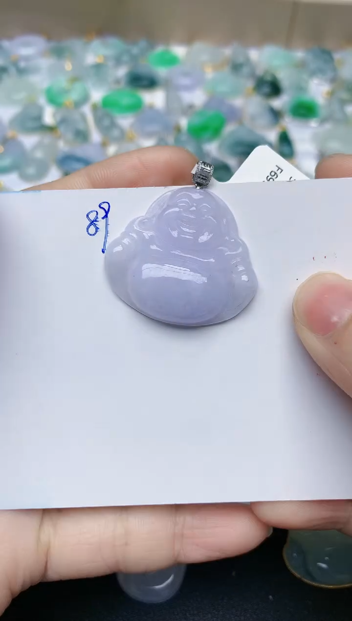 【闪购商品】翡翠颈饰18K金镶嵌天然翡翠A货    89