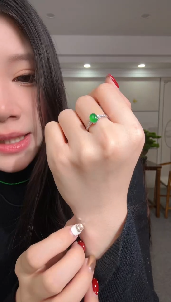 【闪购商品】翡翠戒指未镶嵌蛋面