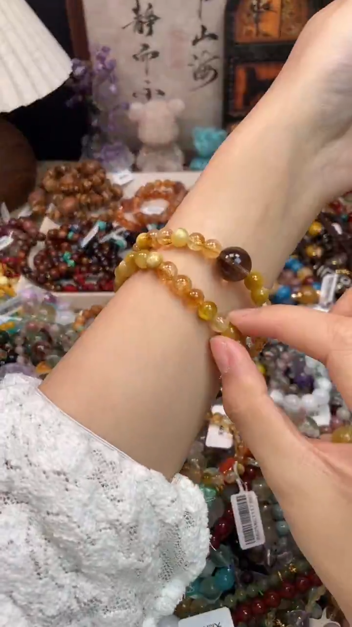 未镶嵌手链黄晶379