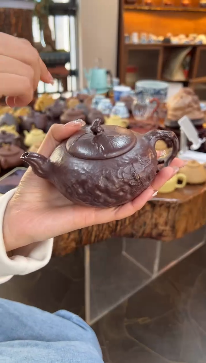 【闪购商品】紫砂茶壶【头哥手工壶】隐龙鼎天