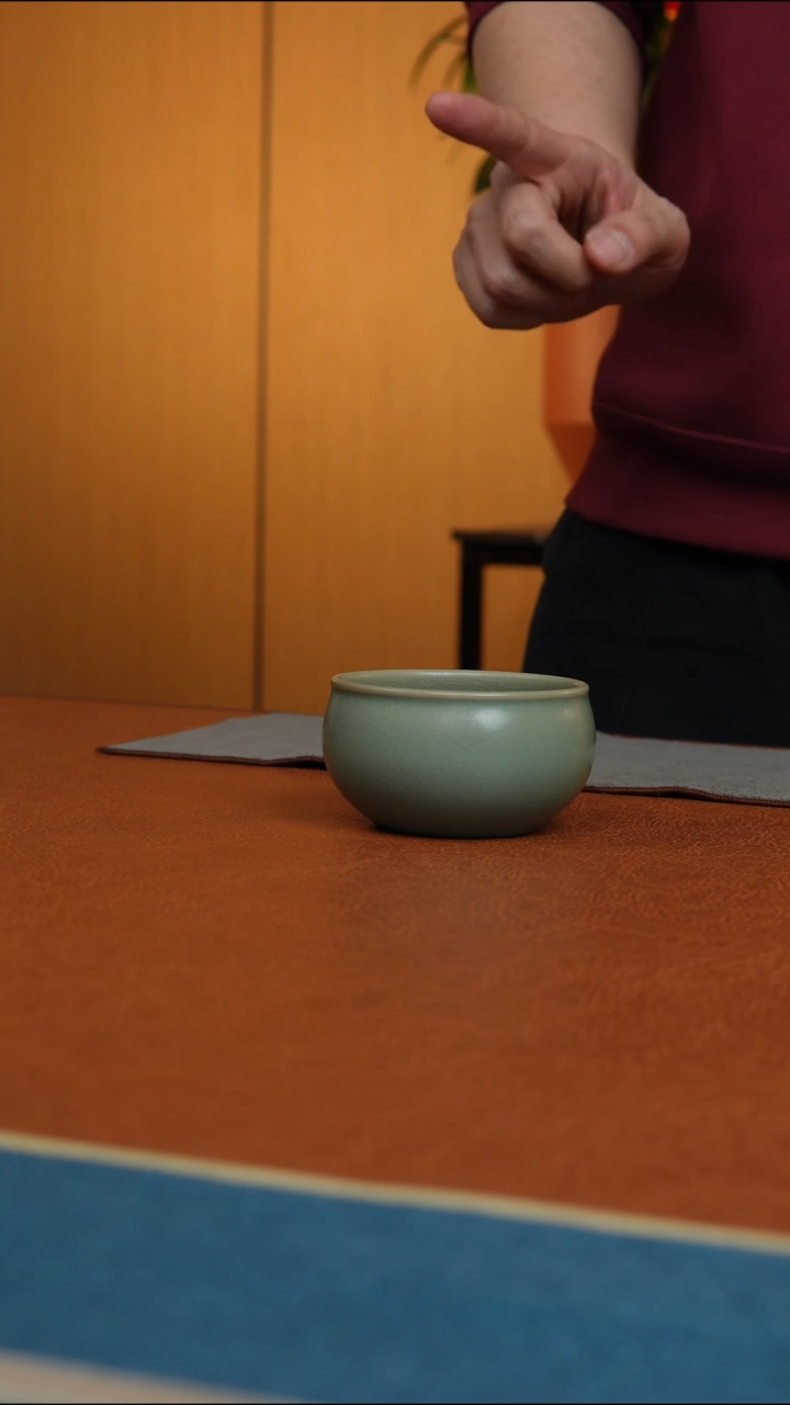 杯汝州原产地原矿釉微瑕柴烧杯子大师款