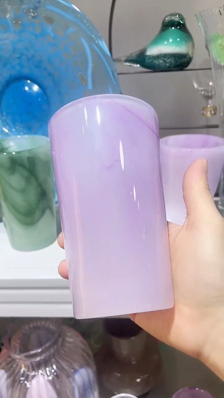 【闪购商品】玉料1只紫直筒水杯