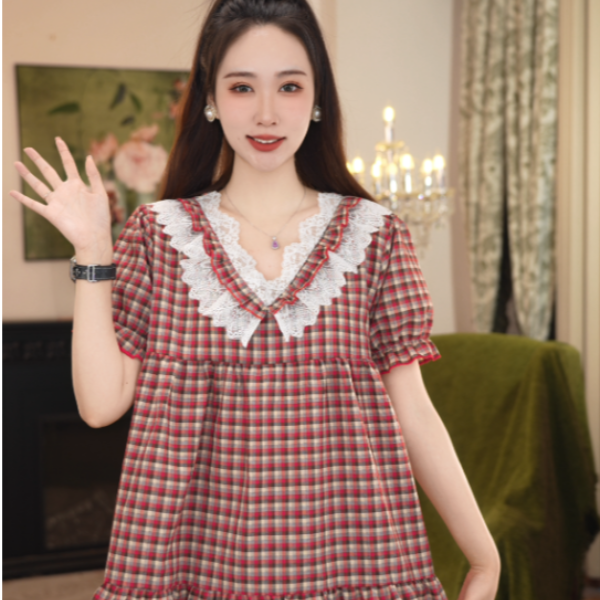 【高定店专属】2025睡衣女套装夏天薄款薄款100纯棉家居服薄款宽松