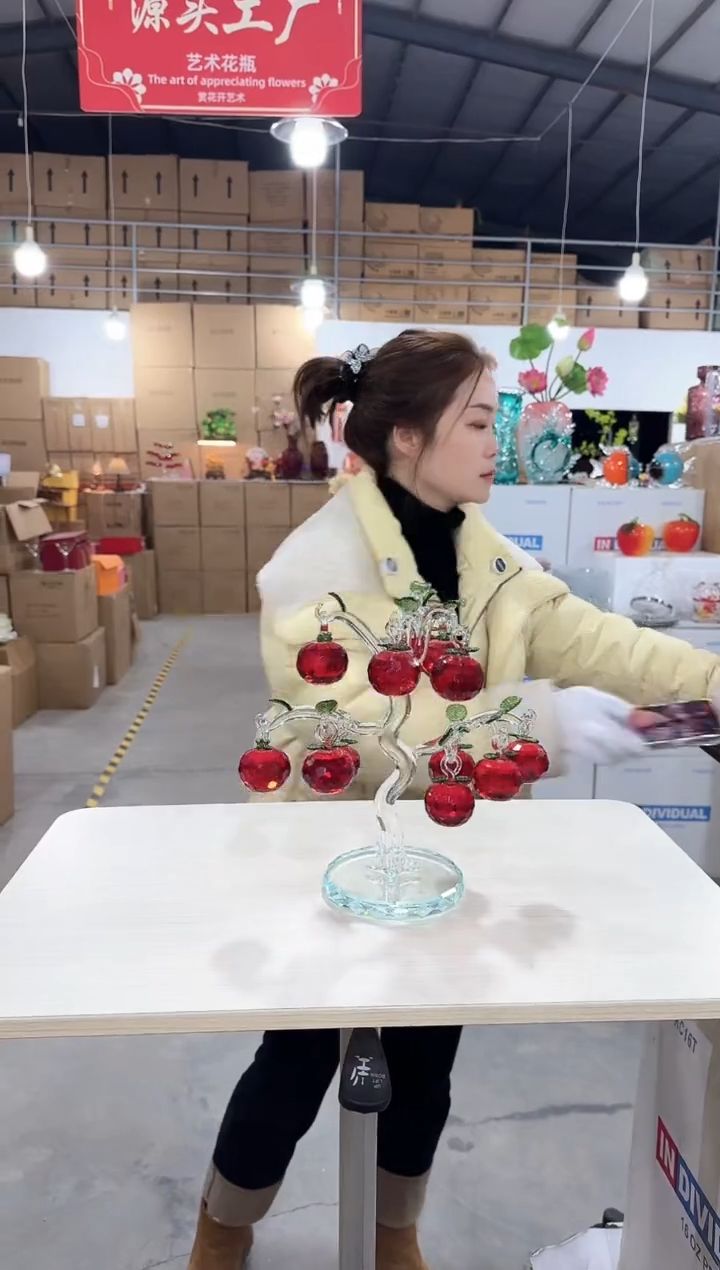 【闪购商品】无铅玻璃悠悠E-花器-50早