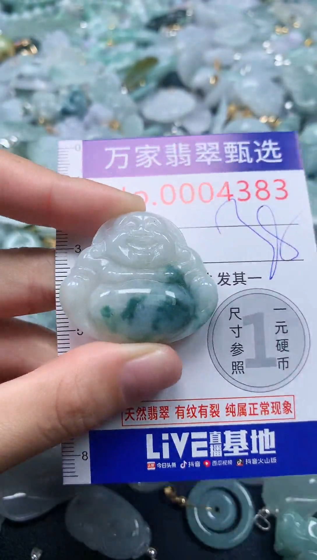 吊坠(不含链)未镶嵌翡翠4383