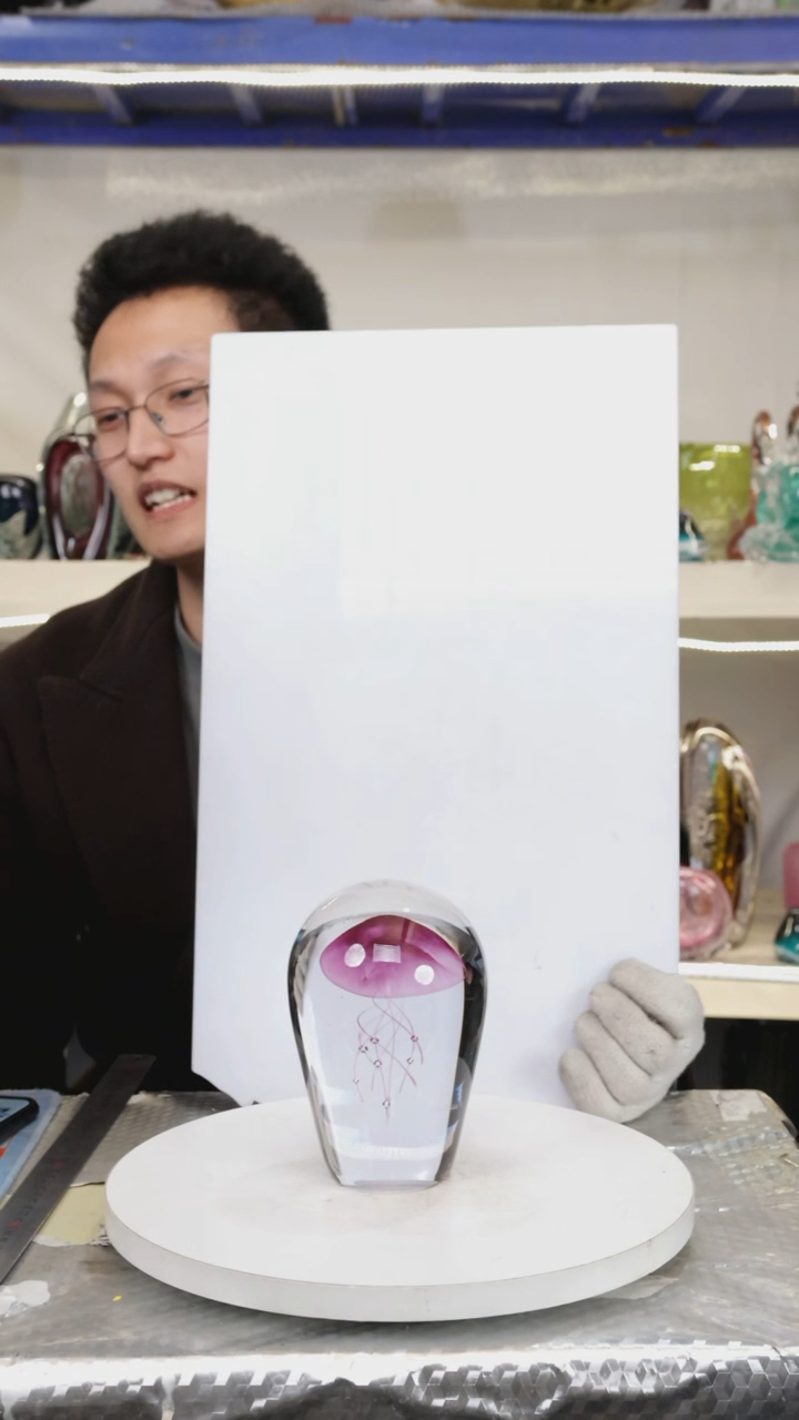 【闪购商品】琉璃高16精品琉璃正常手工痕迹